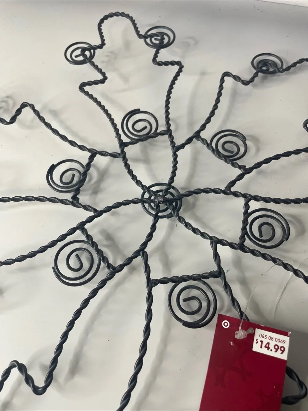 New With Tag Snowflake Cardholder 16IN L  x 16IN W x 25 In